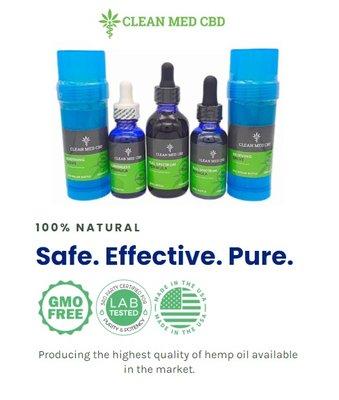 We have a variety of CBD products available at: www.cleanmedcbd.com