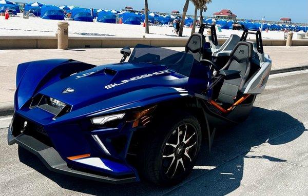 RENT FROM
CLEARWATER SLINGSHOT. Slingshot Car Rentals
in Clearwater, Florida by J&M. See the beaches in style.