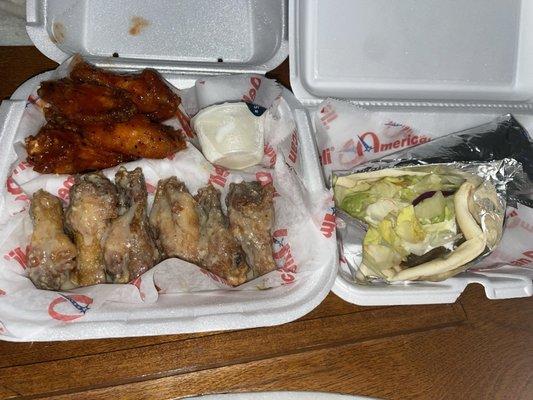 Wings and gyro.