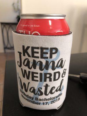 Custom koozie