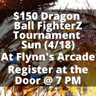 Join us for our Dragon Ball FighterZ tournament tomorrow