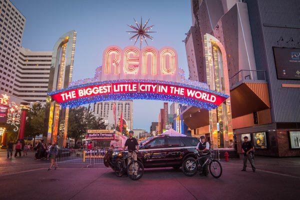 Bike Patrol downtown Reno!