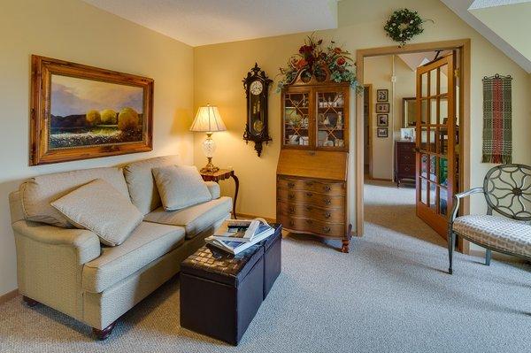 Spacious one and two-bedroom independent living townhomes.