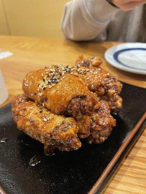 Tebasaki Wings (sweet garlic wings)