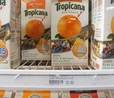 Let the buyer beware... The OJ is NOT $1.39!