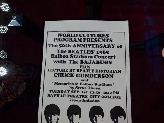 The Bajabugs Show tuesday Sep 1st of 2015 lecture Beatle Historian mr Chuck Guderson and mr Steve Thorn