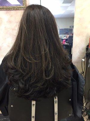 Long layered cut