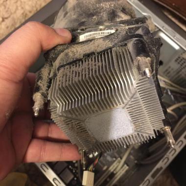 Cleaning an HeatSink