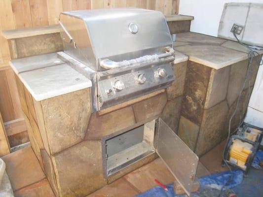 Custom outdoor kitchen