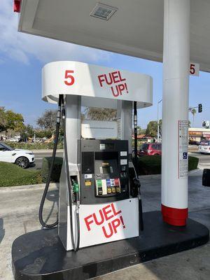 Dispenser with fuel and E85