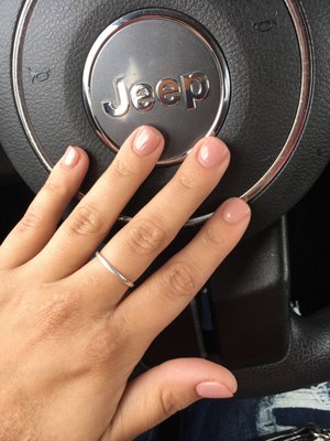 Gracie did an amazing job on my dip nails I love this nude and subtle color. It's perfect and goes with everything! Thanks girl