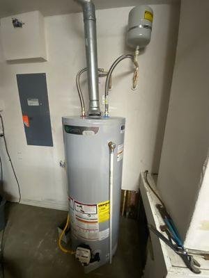 Water heater install