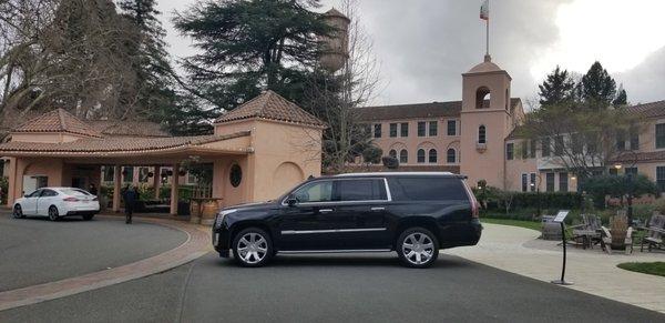 Limo Service to Sonoma. Fairmont Sonoma Mission Inn & Spa SF Driven Limo Service