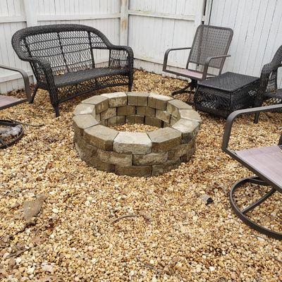 Small fire pit