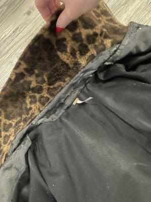 Destroyed $300 jacket