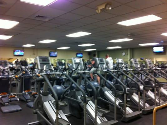 The cardio room