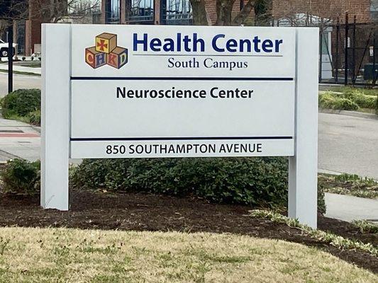 CHKD Health Center South Campus houses their neurology services