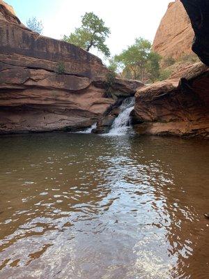 Waterfall at one mile in.