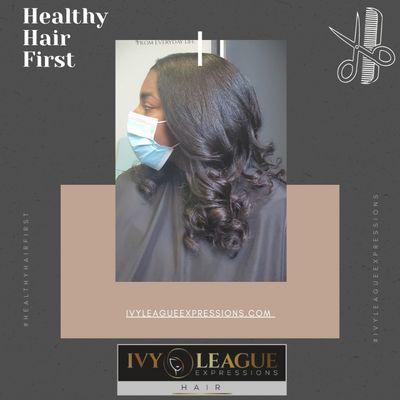 Healthy Hair silk press