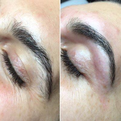 Eyebrow BEFORE & AFTER @waxxhouseaesthetics