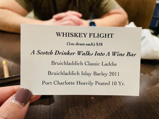 Whiskey Flight