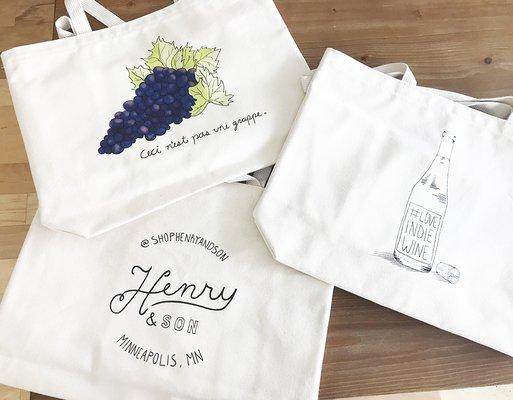 Wine totes.