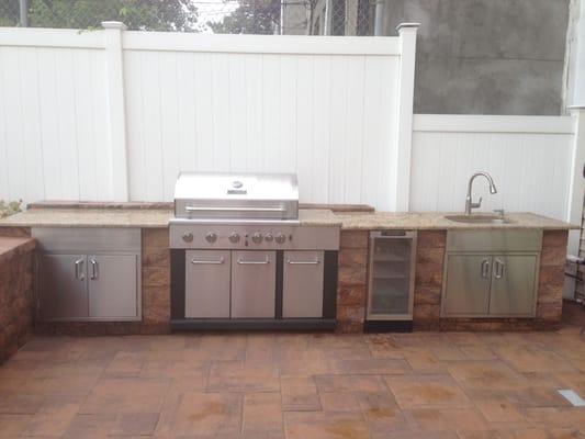 Outdoor kitchen project