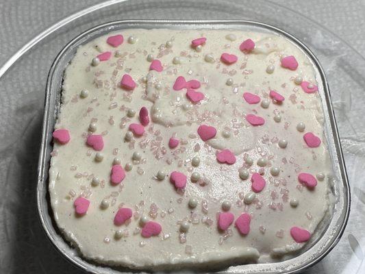 Pretty In Pink Ice Cream Cake