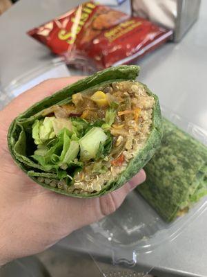 Veggie Wrap with Vegan Sauce