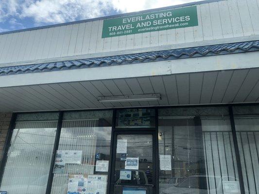 Everlasting travel & Services on N.King Street next to Jesse's Coffee shop *3/5/2021