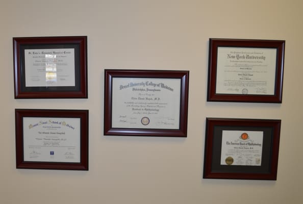 Dr. Huynh DIplomas