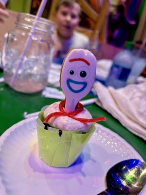 Forky cupcake