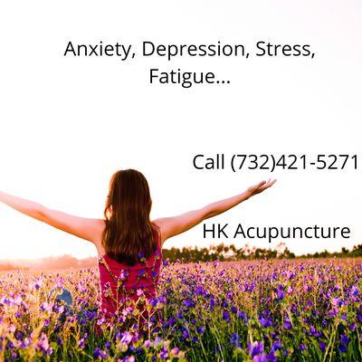 Acupuncture for Anxiety, Depression, Stress, Fatigue