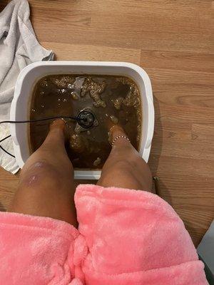 Our Ionic Foot Detox is a great new way to pull the toxins out of your body through your feet.