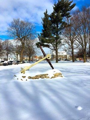 The symbolic anchor of Hope College.