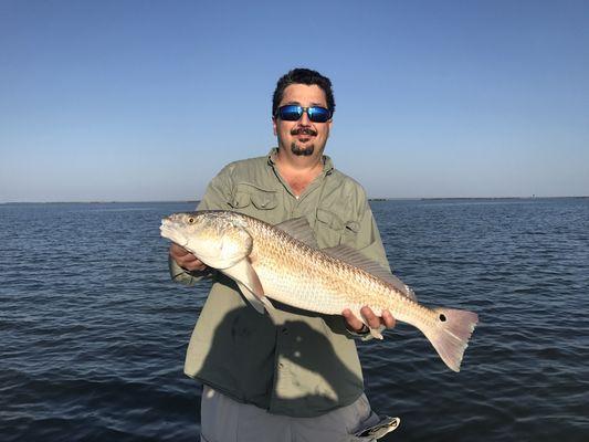 Roy with his first oversized Red!