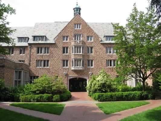 Main Entry Courtyard - Denny Field is directly behind me