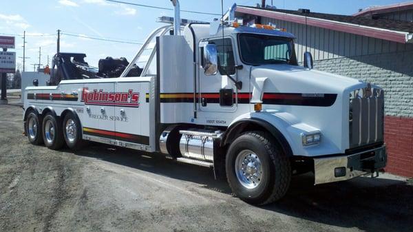 Our newest piece of equipment parked in front of our office at 1721 Lincoln Highway East in New Haven, IN