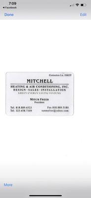 Mitchell Heating and Air Conditioning