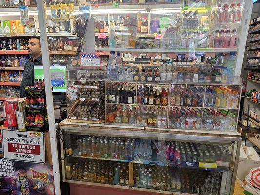 Wide selection of all liquor and cheaper than other neighrboring stores. Friendly staff.