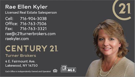 Contact me with all your real estate needs.  Check out my website for current MLS Listings.  www.raeellen.sites.c21.com