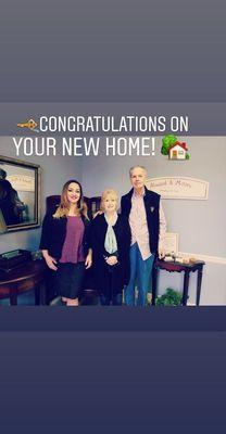 Meagan's clients Ray and Linda Closed on their forever home in Smyrna, Tn