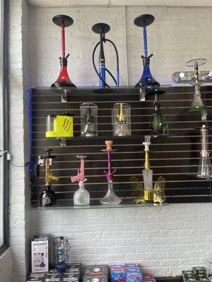 Variety of Hookahs