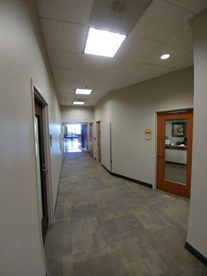 Hospital Entrance and Door to Podiatrist office