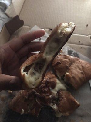 Overly cheesy Stromboli