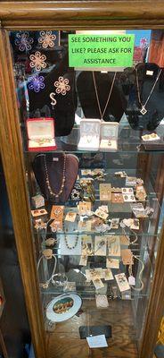 Jewelry such as rings, necklaces, bracelets, and watches, and even some vintage jewelry