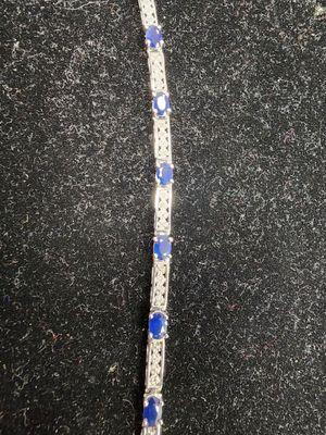 Beautiful Sapphire Bracelet with Diamonds an incredible $600