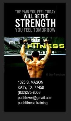 Visit us today www.pushfitness.training