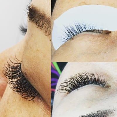 Eyelash Extensions should feel natural, light and can be combed through easily while maintaining it's natural shape.