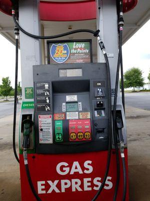 INGLES GAS EXPRESS in Barnesville, Georgia.